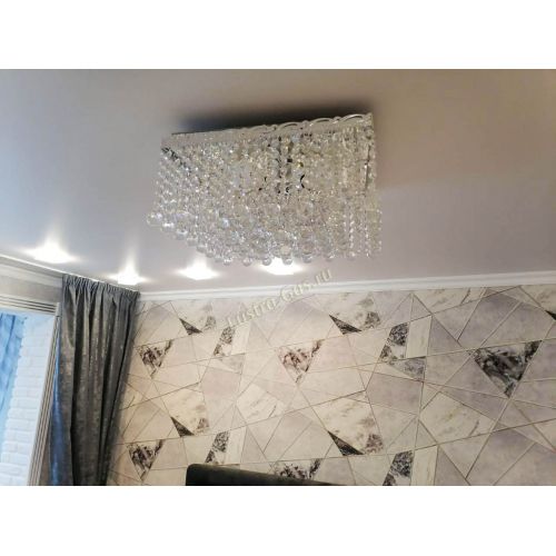 Люстра Квадрат гамма шар 30 мм длинная в Подольске Гусь Хрустальный