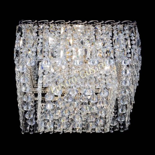 Люстра Квадрат Каскад с пластинками в Подольске Гусь Хрустальный