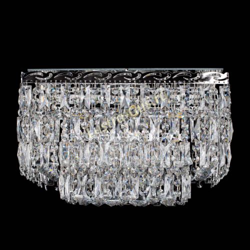 Люстра Квадрат Каскад с пластинками в Подольске Гусь Хрустальный