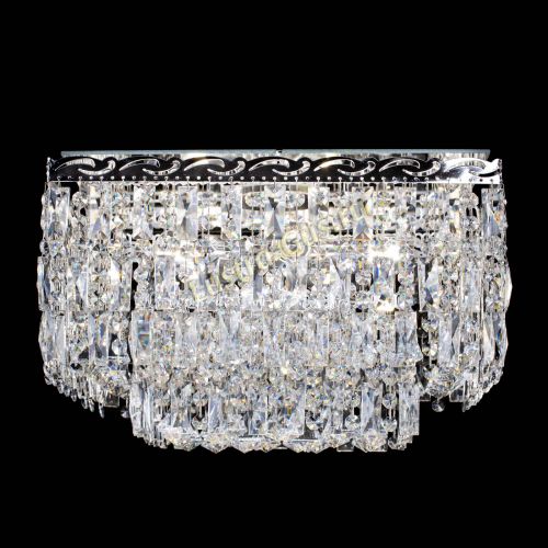 Люстра Квадрат Каскад с пластинками в Подольске Гусь Хрустальный