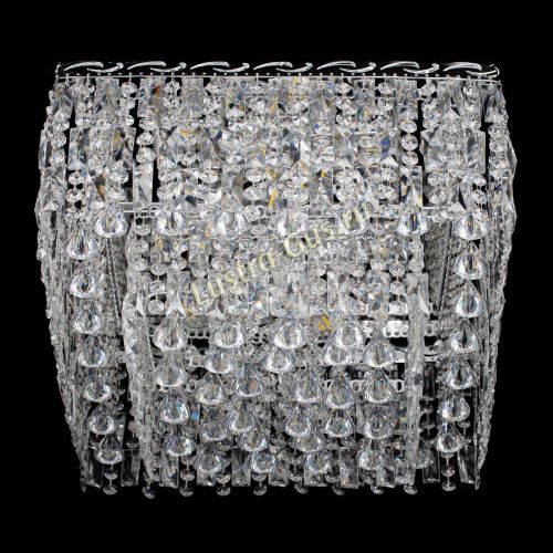 Люстра Квадрат Каскад с пластинками в Подольске Гусь Хрустальный