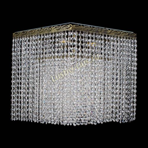 Люстра Квадрат Оптикон плюс под бронзу в Подольске Гусь Хрустальный