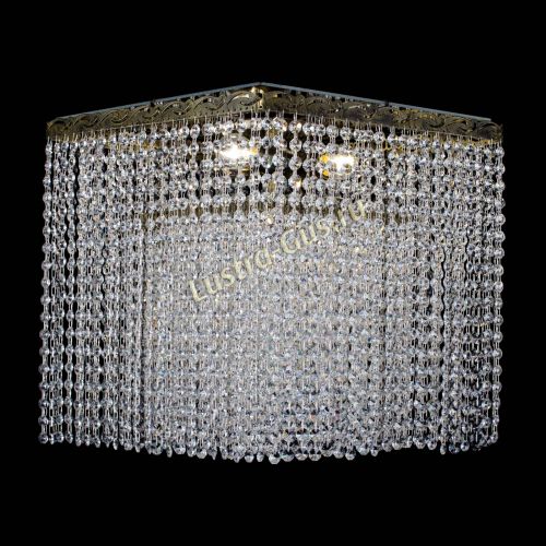 Люстра Квадрат Оптикон плюс под бронзу в Подольске Гусь Хрустальный