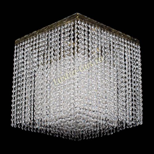 Люстра Квадрат Оптикон плюс под бронзу в Подольске Гусь Хрустальный