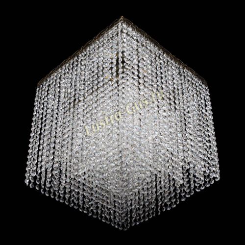 Люстра Квадрат Оптикон плюс под бронзу в Подольске Гусь Хрустальный