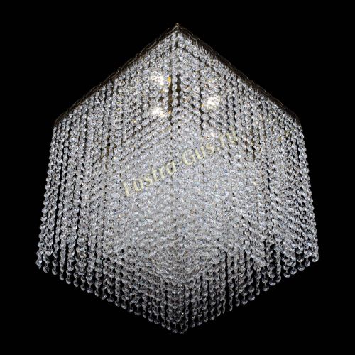 Люстра Квадрат Оптикон плюс под бронзу в Подольске Гусь Хрустальный