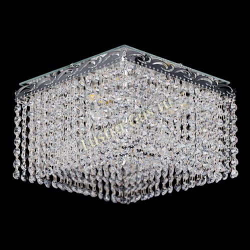 Люстра Квадрат Оптикон 3 лампы в Подольске Гусь Хрустальный