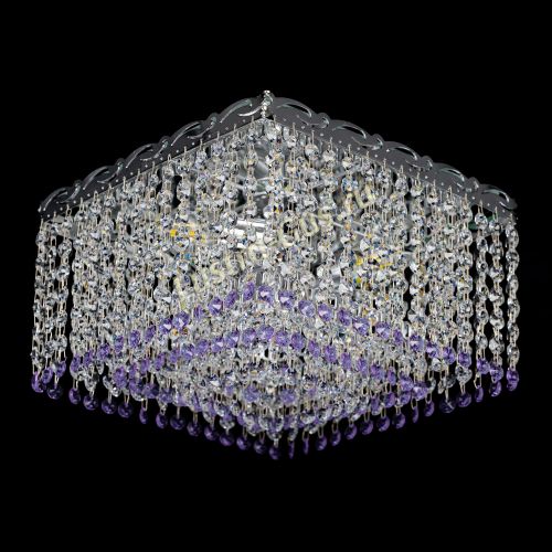 Люстра Квадрат Оптикон фиолетовая в Подольске Люстра Квадрат Оптикон фиолетовая в Подольске