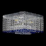 Люстра Квадрат Оптикон синяя в Подольске