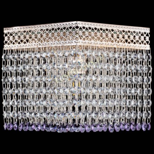 Люстра Квадрат Венеция №1 фиолетовая в Подольске Люстра Квадрат Венеция №1 фиолетовая в Подольске