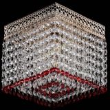 Люстра Квадрат Венеция №1 красная в Подольске Люстра Квадрат Венеция №1 красная в Подольске