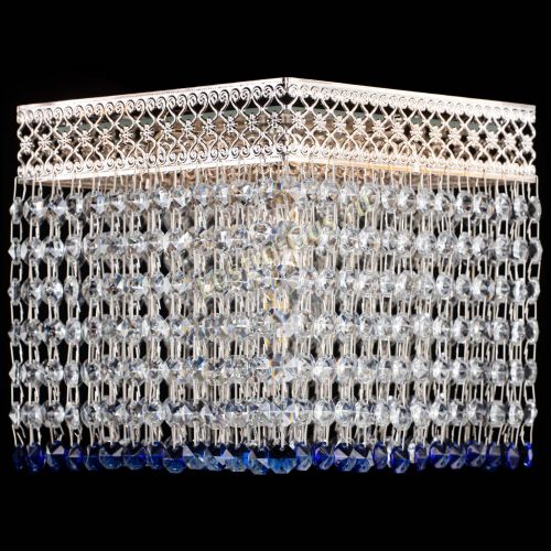 Люстра Квадрат Венеция №1 синяя в Подольске Гусь Хрустальный