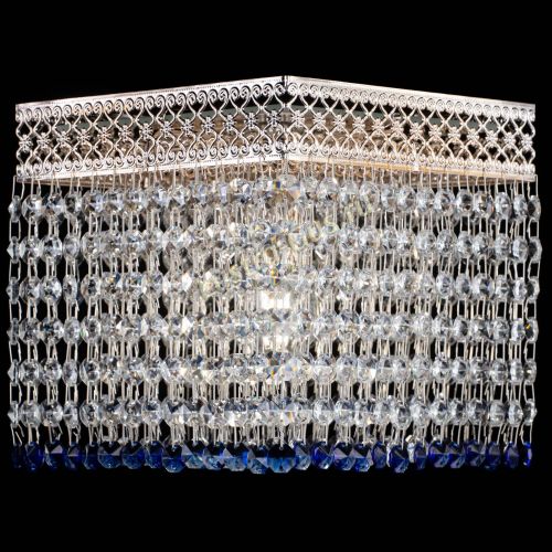 Люстра Квадрат Венеция №1 синяя в Подольске Гусь Хрустальный