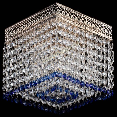 Люстра Квадрат Венеция №1 синяя в Подольске Гусь Хрустальный
