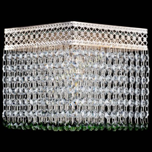 Люстра Квадрат Венеция №1 зеленая в Подольске Гусь Хрустальный