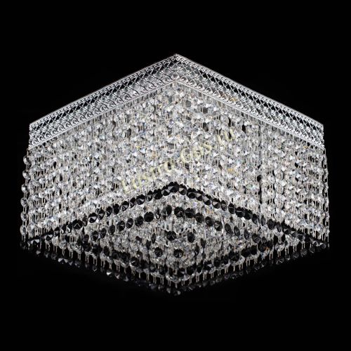 Люстра Квадрат Венеция №3 черная в Подольске Гусь Хрустальный