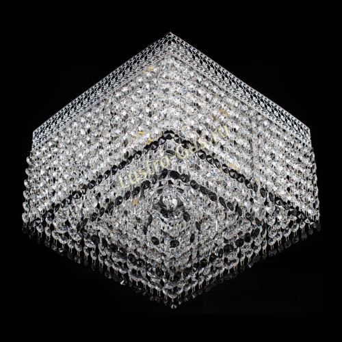 Люстра Квадрат Венеция №3 черная в Подольске Гусь Хрустальный