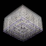 Люстра Квадрат Венеция №3 фиолетовая в Подольске