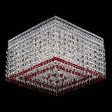 Люстра Квадрат Венеция №3 красная в Подольске Люстра Квадрат Венеция №3 красная в Подольске