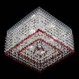 Люстра Квадрат Венеция №3 красная в Подольске Люстра Квадрат Венеция №3 красная в Подольске