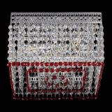 Люстра Квадрат Венеция №3 красная в Подольске Люстра Квадрат Венеция №3 красная в Подольске