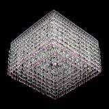 Люстра Квадрат Венеция №3 розовая в Подольске