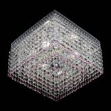 Люстра Квадрат Венеция №3 розовая в Подольске