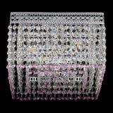 Люстра Квадрат Венеция №3 розовая в Подольске