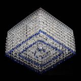 Люстра Квадрат Венеция №3 синяя в Подольске Люстра Квадрат Венеция №3 синяя в Подольске