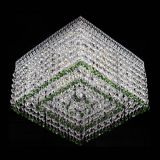 Люстра Квадрат Венеция №3 зеленая в Подольске