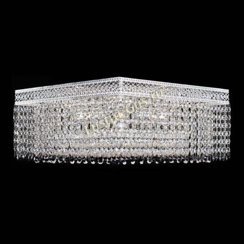 Люстра Квадрат Венеция №5 черная в Подольске Гусь Хрустальный