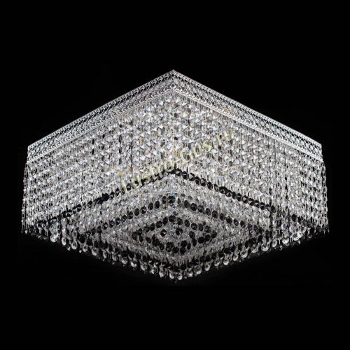 Люстра Квадрат Венеция №5 черная в Подольске Гусь Хрустальный