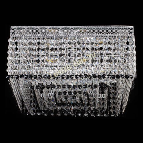 Люстра Квадрат Венеция №5 черная в Подольске Гусь Хрустальный