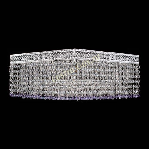 Люстра Квадрат Венеция №5 фиолетовая в Подольске Гусь Хрустальный