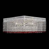 Люстра Квадрат Венеция №5 красная в Подольске Люстра Квадрат Венеция №5 красная в Подольске