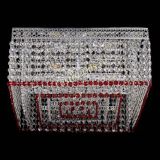 Люстра Квадрат Венеция №5 красная в Подольске Люстра Квадрат Венеция №5 красная в Подольске