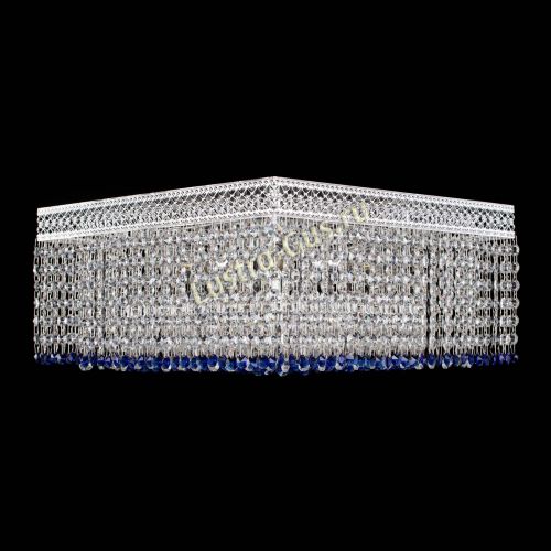 Люстра Квадрат Венеция №5 синяя в Подольске Гусь Хрустальный