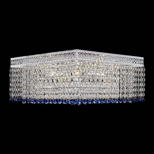 Люстра Квадрат Венеция №5 синяя в Подольске Гусь Хрустальный