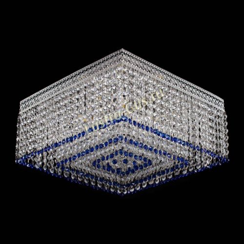 Люстра Квадрат Венеция №5 синяя в Подольске Гусь Хрустальный