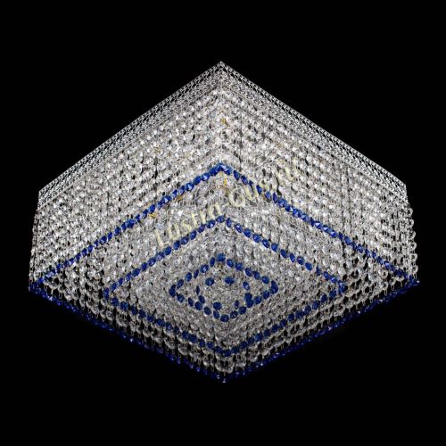 Люстра Квадрат Венеция №5 синяя в Подольске Гусь Хрустальный