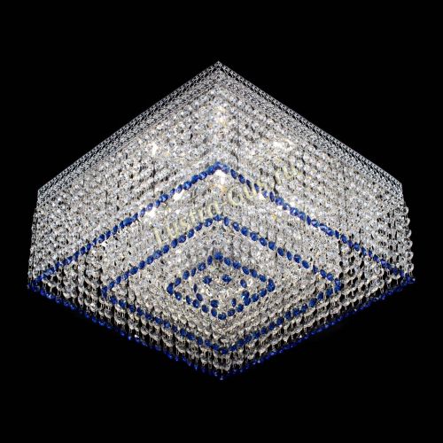 Люстра Квадрат Венеция №5 синяя в Подольске Гусь Хрустальный