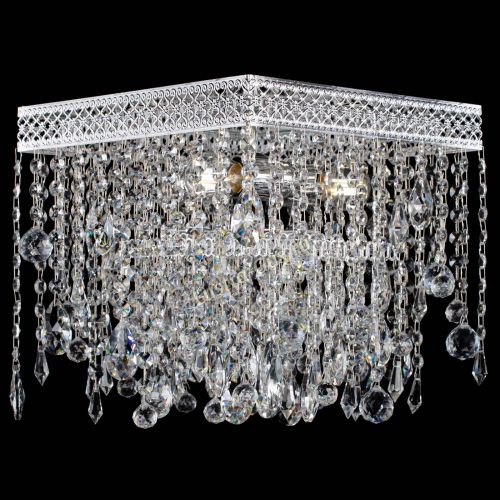 Люстра Квадрат Венеция капель №3 в Подольске Гусь Хрустальный