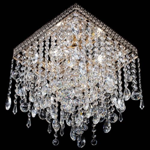 Люстра Квадрат Венеция капель №3 в Подольске Гусь Хрустальный
