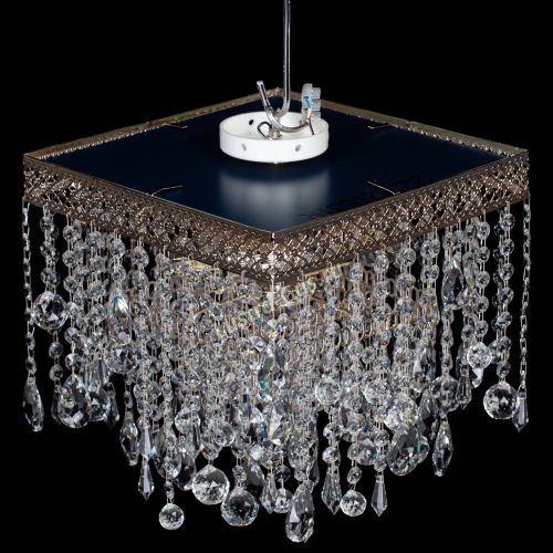 Люстра Квадрат Венеция капель №3 в Подольске Гусь Хрустальный