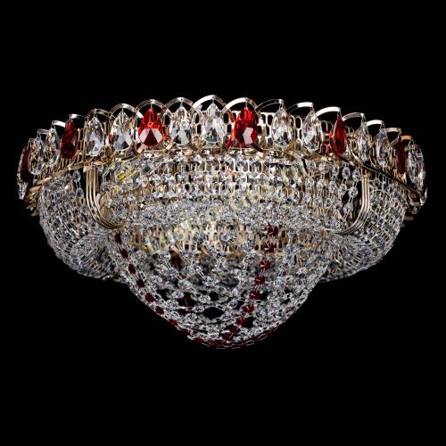 Люстра Лада красная в Подольске Гусь Хрустальный