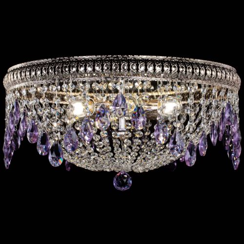 Люстра Лацио №5 журавлик фиолетовая в Подольске Гусь Хрустальный