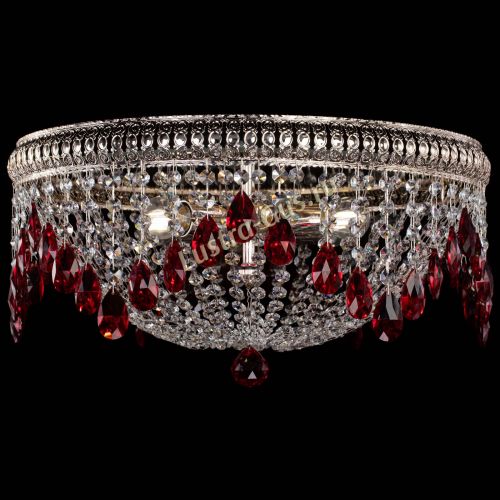 Люстра Лацио №5 журавлик красная в Подольске Гусь Хрустальный