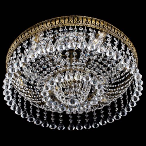 Люстра Лацио Капель Конусы под бронзу в Подольске Гусь Хрустальный