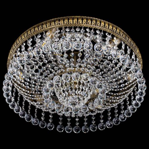 Люстра Лацио Капель шары под бронзу в Подольске Гусь Хрустальный