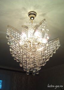 Люстра Лилия № 2 шар в Подольске отзыв и фото покупателя